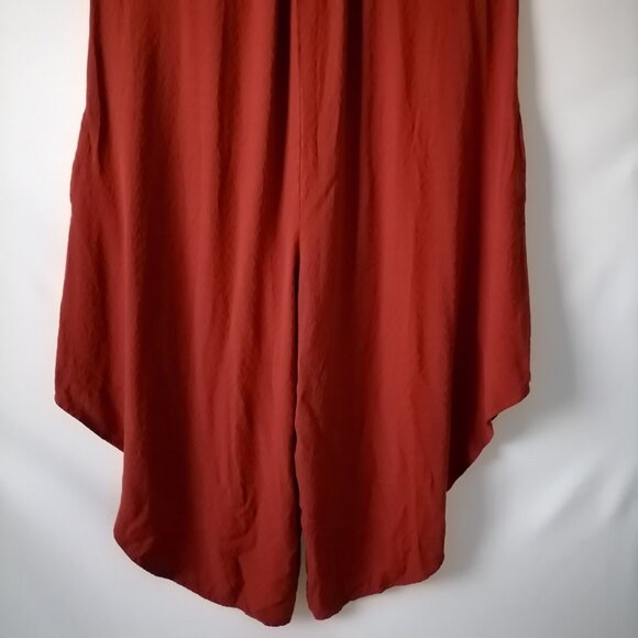 Est. 1946 Women's Red High Rise Sleeveless Flared Leg Romper Plus Size 22/24W - Picture 3 of 8